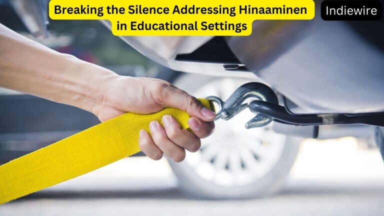 Breaking the Silence Addressing Hinaaminen in Educational Settings