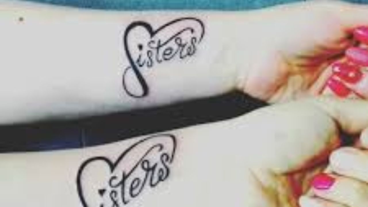 matching sister tattoos